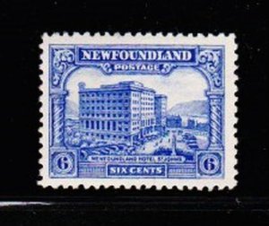 Album Treasures  Newfoundland Scott # 168  6c Newfoundland Hotel Mint LH