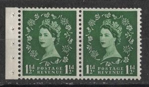 Great Britain # 294a  QE II - booklet pane of 2  - 1953  (1) Mint NH