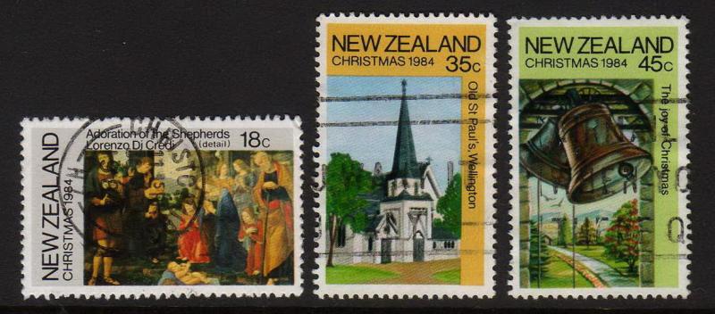 New Zealand  #808-10(3)