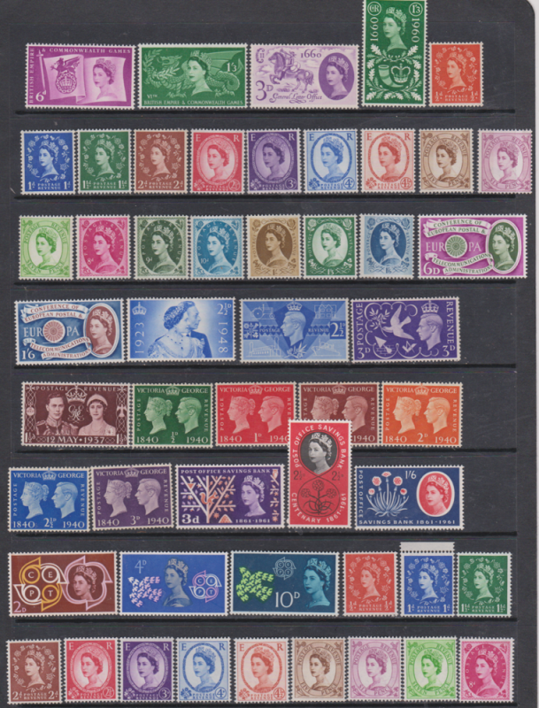 GB COLLECTION 1935/64 MNH