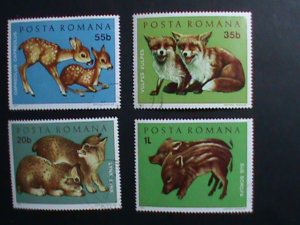 ROMANIA STAMP- WORLD LOVELY ANIMALS CTO STAMPS SET VERY FINE