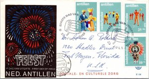 Netherlands Antilles 1969 FDC - Social and Cultural Care - J8515