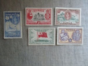 Tonga, Scott# 95-99, MH