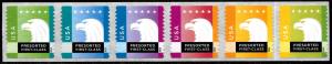 Sc 4585-90 (25¢) Spectrum Eagle Presort Strip of 6, MNH