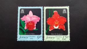 Jersey 1984 Orchids - Christmas Stamps  Mint