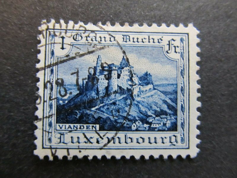 A4P26F60 Letzebuerg Luxembourg 1921-34 1fr used