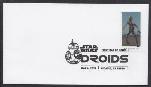 US 5573 Star Wars Droids IG-11 BWP FDC 2021