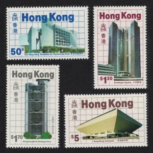 Hong Kong New Buildings 4v 1985 MNH SG#503-506