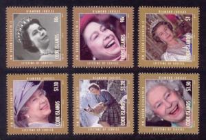 Cook Islands Sc# 1402-7 MNH Diamond Jubilee