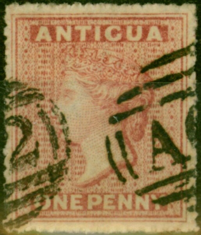 Antigua 1864 1d Dull Rose SG6 V.F.U