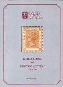 Auction Catalogue - Sierra Leone - Stanley Gibbons 19 May...
