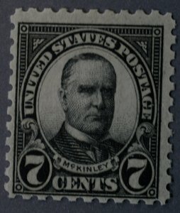 United States #588 7 Cent McKinley OG