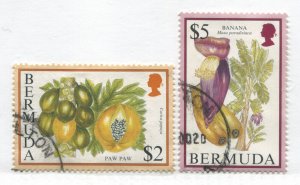 Bermuda QEII 1994 $2 and $5 used