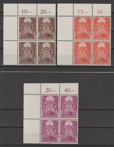 LUXEMBOURG 1957 SG 626/28 MNH Cat £1100