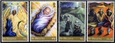 2020 St Helena Christmas  (4)  (Scott 1167-70) MNH