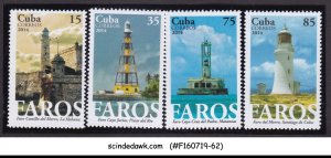 CUBA - 2014 LIGHTHOUSE - 4V - MINT NH