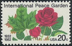 Scott: 2014 United States - International Peace Garden - MNH