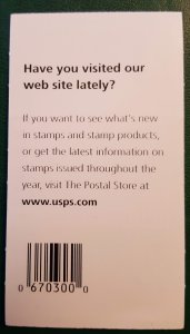 US SCOTT  BK293 BOOKLET