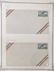 mexico group of 20 airmail envelopes mostly unused [Y.105]