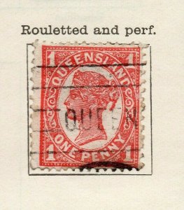 Queensland 1897 Early Issue Fine Used 1d. NW-113711