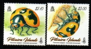 PITCAIRN ISLANDS SG998/9 2017 LADYBIRDS MNH