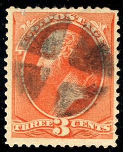 US #214 SCV $67.50 3c Washington, VF used, fresh color, nice SCV $67.50