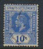 Straits Settlements George V  SG 203 Used   Blue