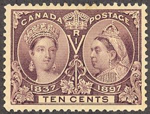 Canada  #57  Mint VF    - Lakeshore Philatelics