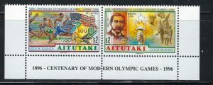 Aitutaki 519a MNH 1995 Olympics (an5878)