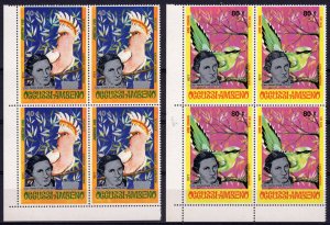 Ocussi-Ambeno (Timor) 1979 Birds ovpt.Cap.James Cook (1779-1979) BLOCK OF 4 MNH