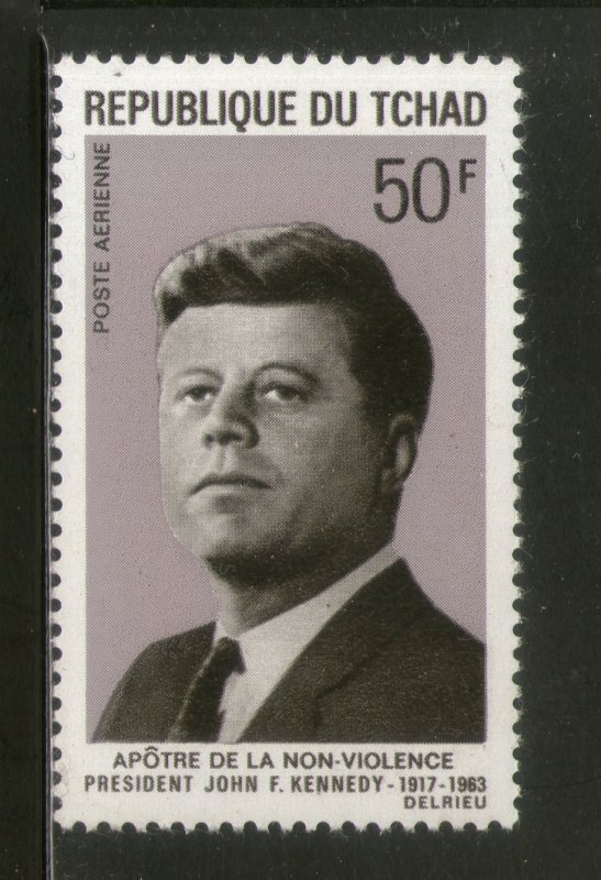 Chad 1969 John F. Kennedy US President Apostle of Non-Violence Sc C53 MNH # 1067