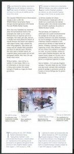 CANADA 1997 DUCK STAMP ARTIST SIGNED IN FOLDER AS ISSUED GADWALLS by BURNETT