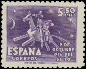 Spain #C122, Complete Set, 1947, Never Hinged