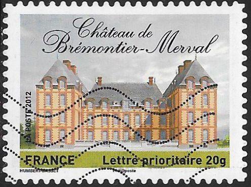 France 4247 Used - ‭‭‭Historic Residences - Château de Brémontier-Merval