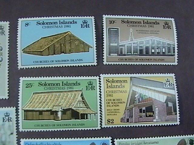 SOLOMON ISLANDS # 450-464 -MINT/NEVER HINGED-- 4 COMPLETE SETS-------1981-82