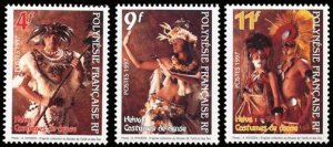 Scott #719-21 Costumes MNH