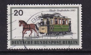 Germany  Berlin   #9N307  used  1971  trains  20pf