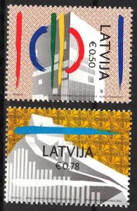 Latvia 2014 Riga - Capital of Culture 2014 set of 2 MNH**