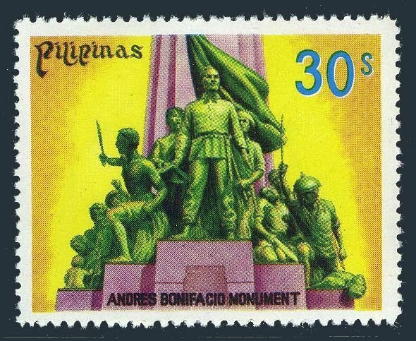 Philippines 1351 block/4,MNH.Michel 1229. Andres Bonifacio Monument,1978.