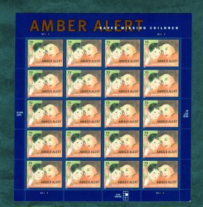 4031 Amber Alert, MNH sheet/20 (#V111111)