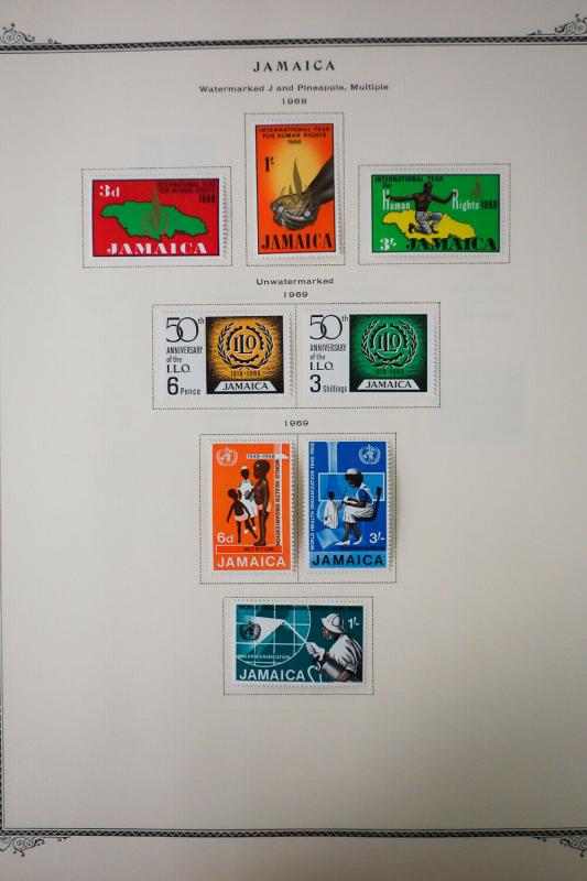 Jamaica 1800's to 1970's Stamp Collection