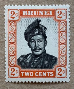 Brunei 1952 2c Sultan, unused. Scott 84, CV $0.25.   SG 101