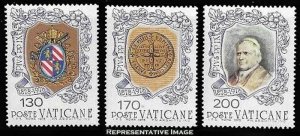 Vatican City Scott 632-634 Mint never hinged.