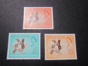 British Guiana 1961 Sc 268-70 set MH