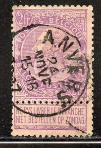 Belgium # 74, Used.
