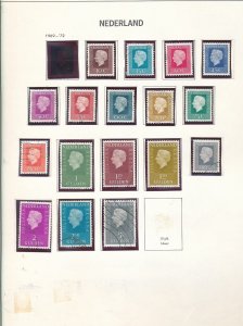 NETHERLANDS 1961/76 Used on 20+ Pages Child Welfare Red x (Apx 180+ Items)KRA101