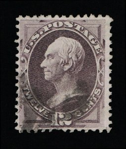 VERY AFFORDABLE GENUINE SCOTT #151 F-VF USED 1870 NBNC 12¢ DULL VIOLET  #11394