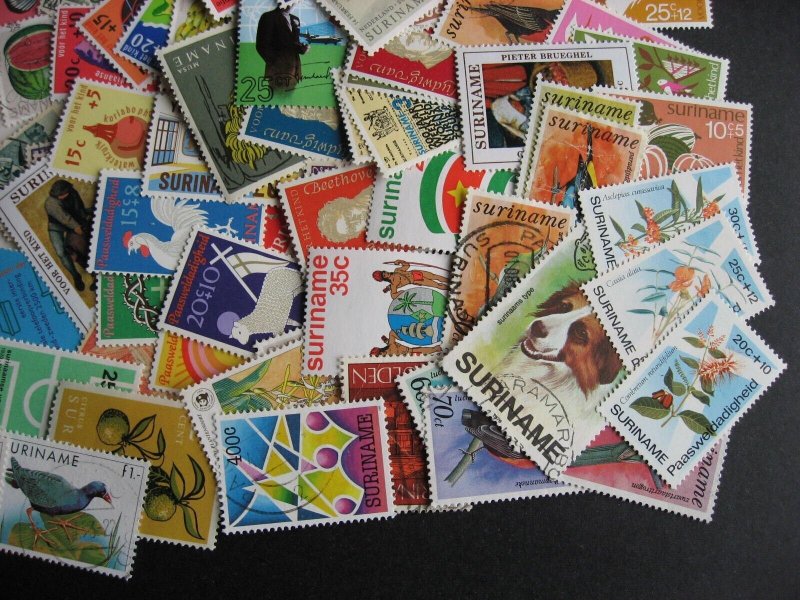 Surinam collection 125 different M, U lots of sets, check them out!