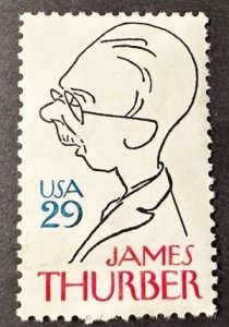 US# 2862 James Thurber 29c 1994 unused