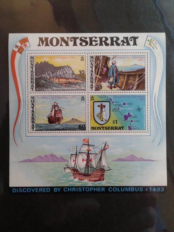 Montserrat 295a F-VF MHH. Scott $ 16.00.